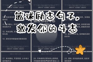  标题：哪里可以找到激励篮球运动员的训练故事？